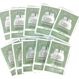 L'occitane Almond Milk Concentrate Samples 6ml x 10 (total 60 ml) NEW